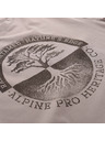 ALPINE PRO Férfi pamut póló ALPINE PRO DORG driftwood varianta pa