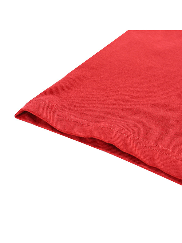 ALPINE PRO Férfi pamut póló ALPINE PRO DOMEN bíbor változat pc