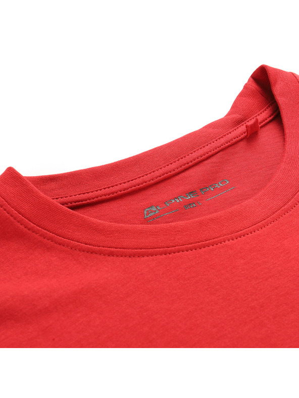 ALPINE PRO Férfi pamut póló ALPINE PRO DOMEN bíbor változat pc