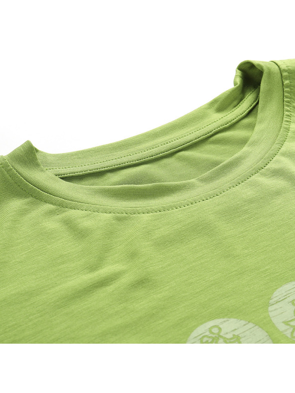 ALPINE PRO Férfi antibakteriális funkcionális póló ALPINE PRO LYOR peridot