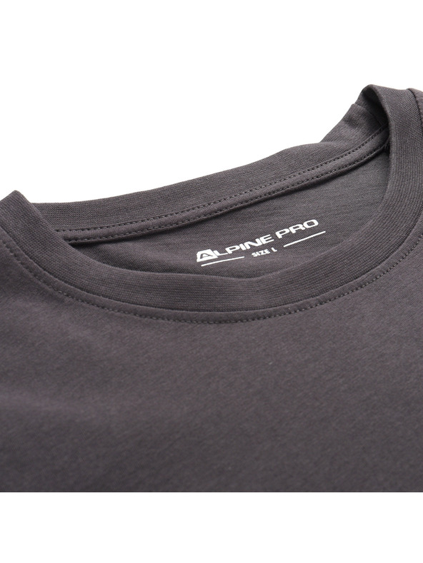 ALPINE PRO Férfi pamut póló ALPINE PRO DOMEN obszidián változat pa
