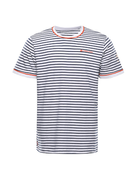 ALPINE PRO Férfi pamut póló változó nyomattal ALPINE PRO NAMOR moonlit ocean