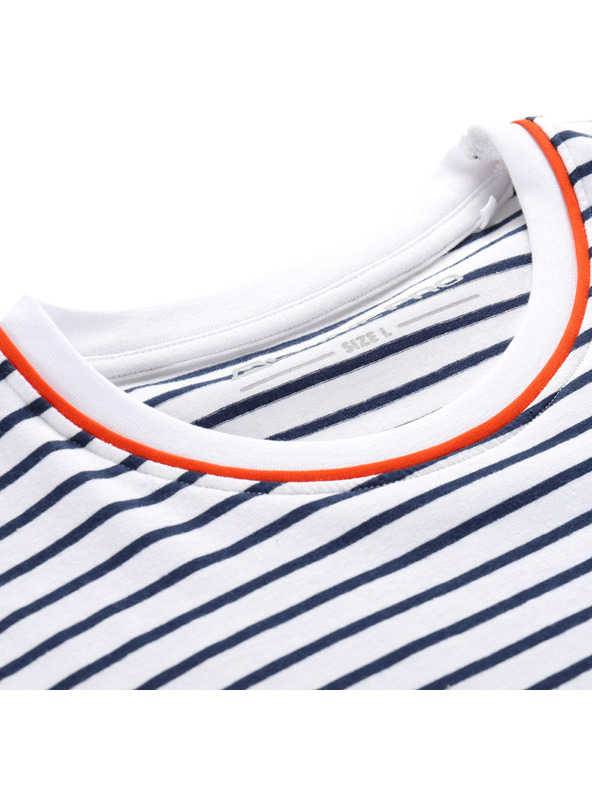 ALPINE PRO Férfi pamut póló változó nyomattal ALPINE PRO NAMOR moonlit ocean