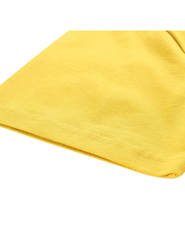 ALPINE PRO Férfi organikus pamut póló ALPINE PRO TERMES 3 citromsárga curry varianta pb