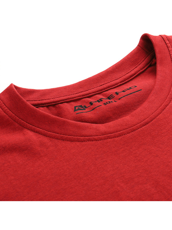 ALPINE PRO Férfi gyűrődésmentes póló ALPINE PRO NOGER cardinal varianta pb