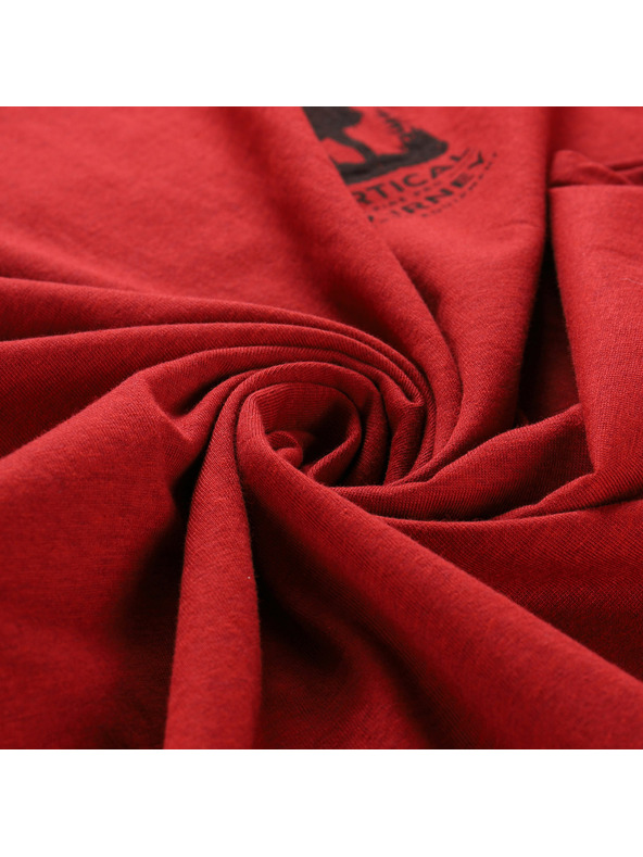 ALPINE PRO Férfi gyűrődésmentes póló ALPINE PRO NOGER cardinal varianta pb