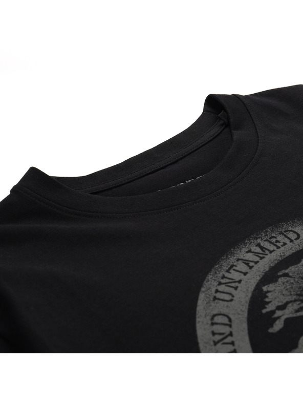 ALPINE PRO Férfi pamut póló ALPINE PRO DORG fekete változat pa