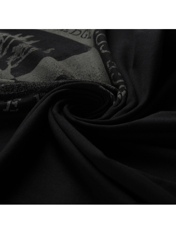 ALPINE PRO Férfi pamut póló ALPINE PRO DORG fekete változat pa