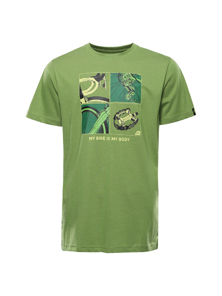 ALPINE PRO Férfi organikus pamut póló ALPINE PRO TERMES 3 peridot varianta pa