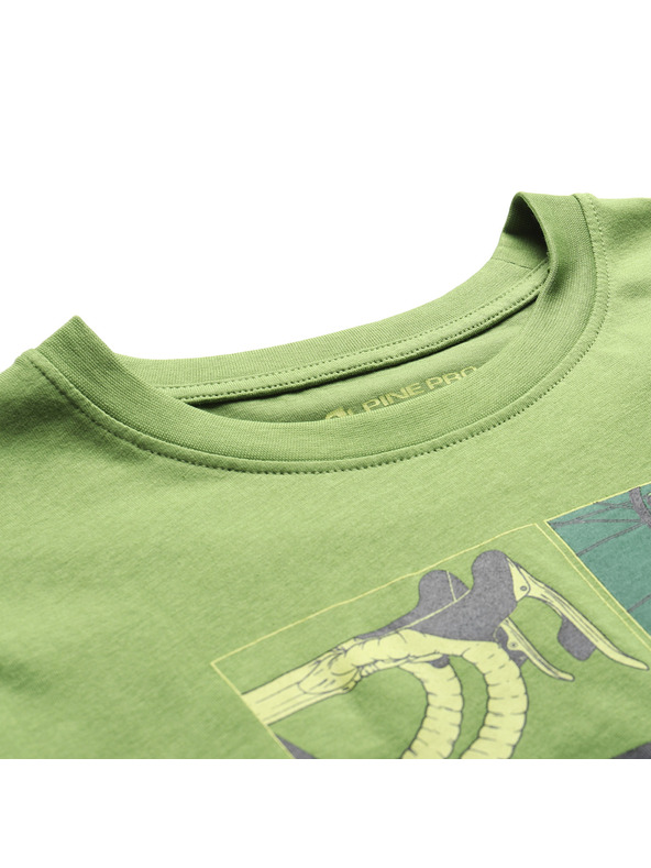 ALPINE PRO Férfi organikus pamut póló ALPINE PRO TERMES 3 peridot varianta pa