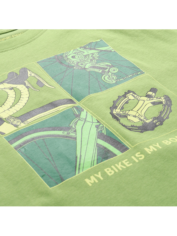 ALPINE PRO Férfi organikus pamut póló ALPINE PRO TERMES 3 peridot varianta pa