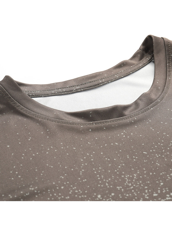 ALPINE PRO Férfi funkcionális Cool Dry póló ALPINE PRO QUATR stone gray varianta pd