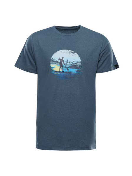 ALPINE PRO Férfi gyűrődésmentes póló ALPINE PRO GORAF 2 sötét fémkék varianta pa