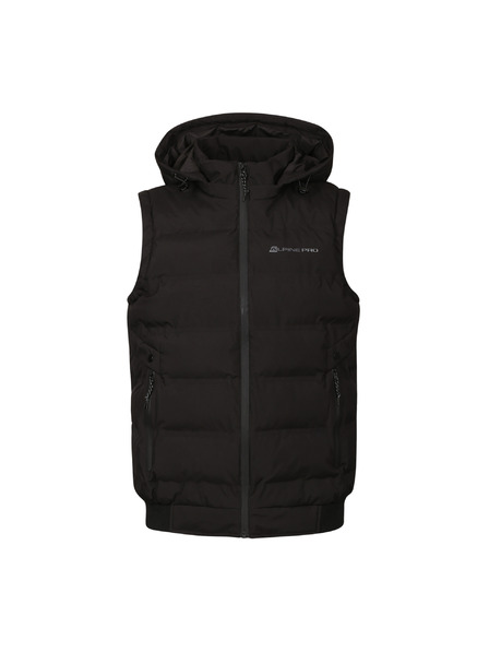 ALPINE PRO Férfi USB típusú fűthető mellény ALPINE PRO HEAT fekete