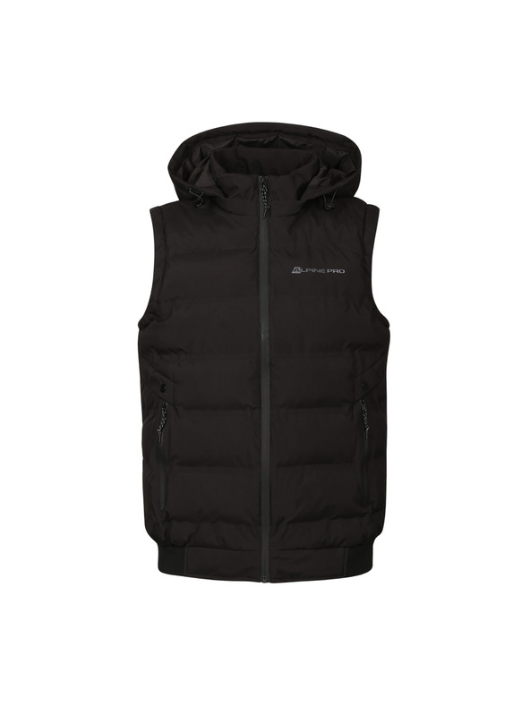 ALPINE PRO Férfi USB típusú fűthető mellény ALPINE PRO HEAT fekete