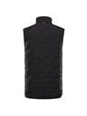 ALPINE PRO Férfi meleg mellény merino béléssel ALPINE PRO NERC fekete