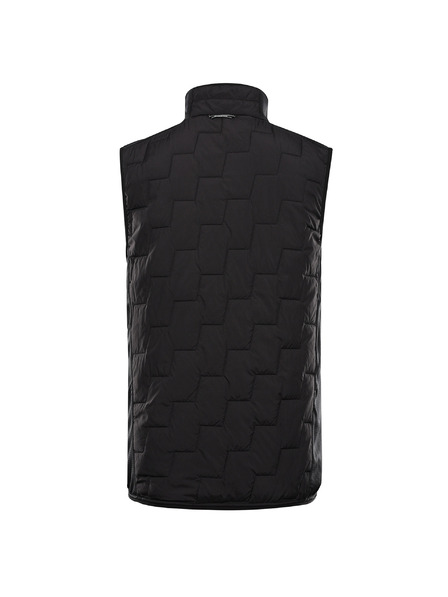 ALPINE PRO Férfi meleg mellény merino béléssel ALPINE PRO NERC fekete