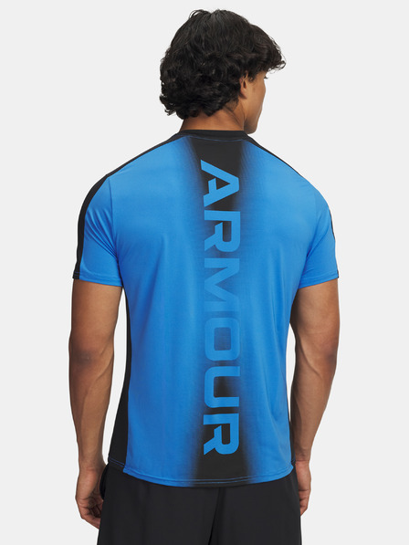 Under Armour Férfi póló Under Armour UA HG Wordmark SS-BLU