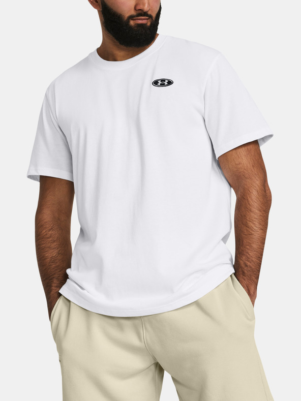 Under Armour Férfi póló Under Armour UA HW LC PATCH SS-WHT