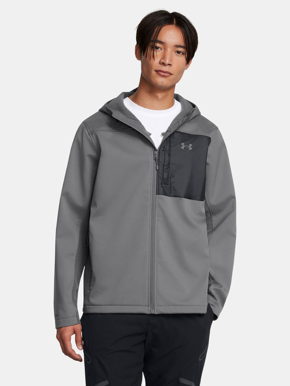 Under Armour Férfi dzseki Under Armour SHIELD HOODED JACKET-GRY