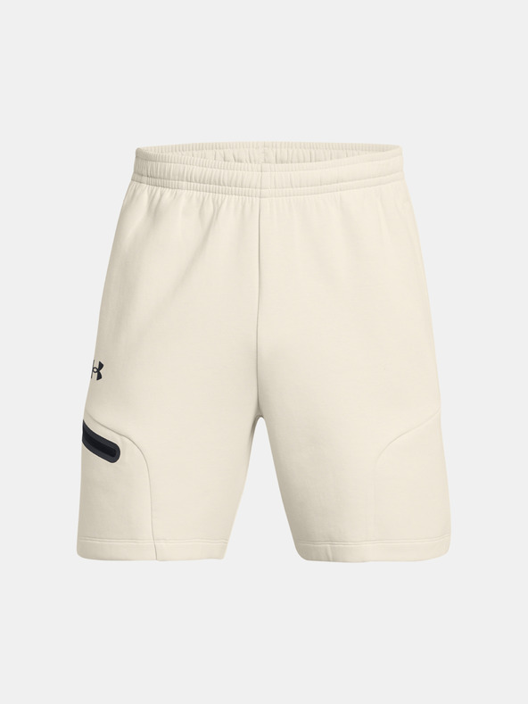 Under Armour Férfi rövidnadrágok Under Armour UA Unstoppable Flc Shorts-WHT