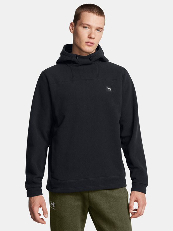 Under Armour Férfi felső Under Armour UA Expanse Fleece Hoodie-BLK