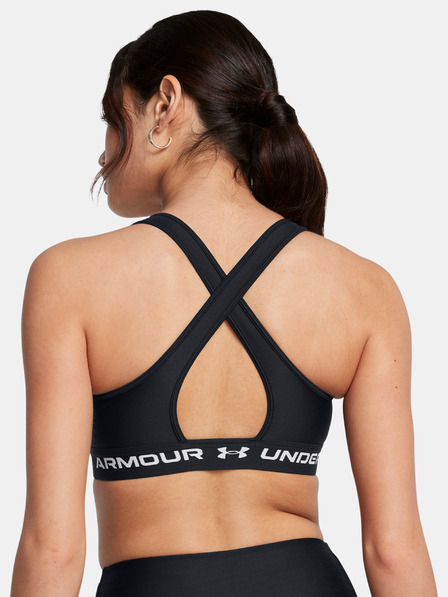 Under Armour Női melltartó Under Armour Crossback Mid Bra-BLK