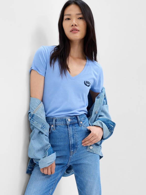 GAP Póló V-nyakkivágással GAP