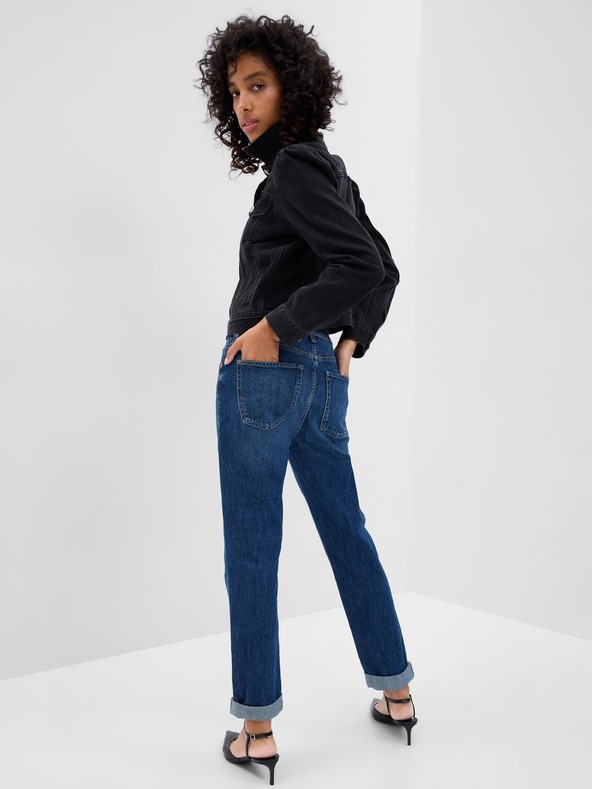 GAP Nadrágok slim boyfriend Mid Rise GAP