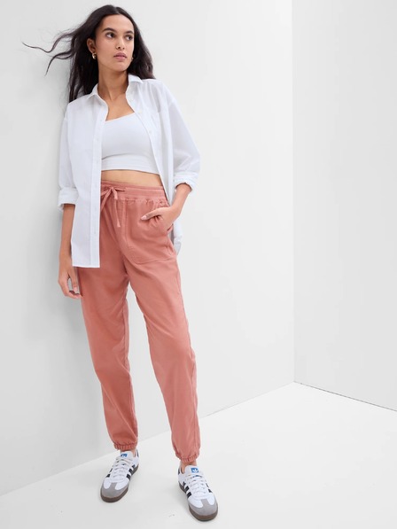 GAP Twill jogger nadrág GAP
