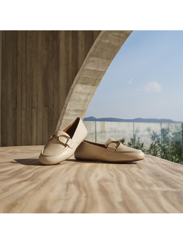 Geox Bézs női mokaszín Geox Palmaria