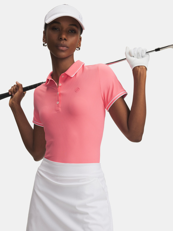 Under Armour Női póló Under Armour UA Drive Chill SS Polo-PNK