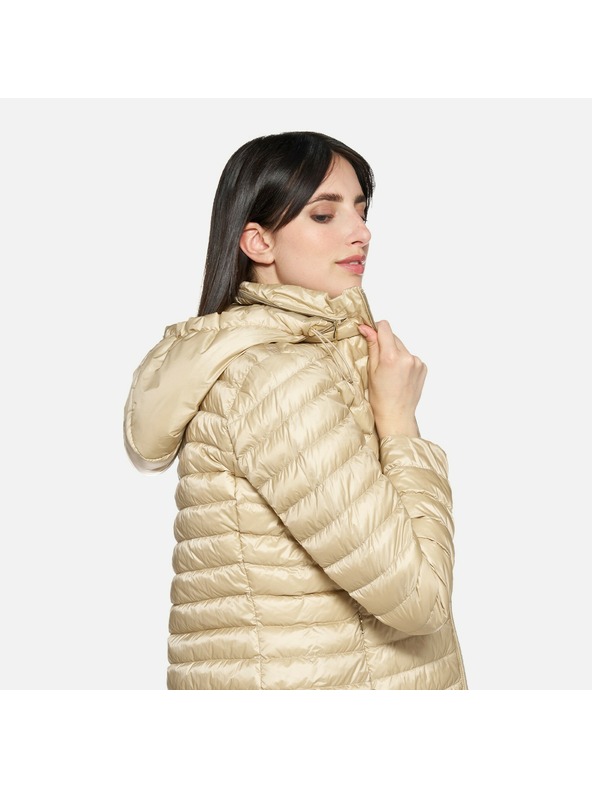 Geox Bézs Geox Jaysen női pehelydzseki