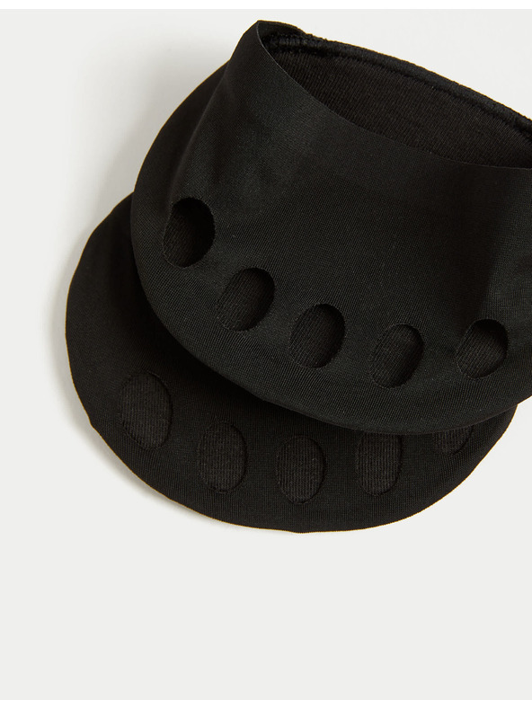 Marks & Spencer Ujjas zokni magas pamuttartalommal, 2 pár Marks & Spencer fekete