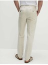 Marks & Spencer Chino nadrág lenvegyület keverékből, normál fazon Marks & Spencer bézs
