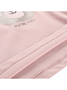 ALPINE PRO Gyermek pamut póló ALPINE PRO DORGO pale mauve varianta pe