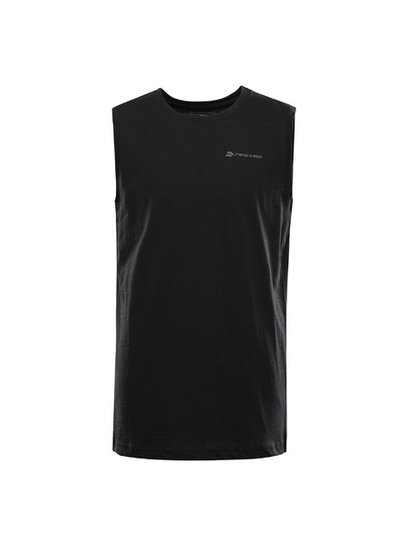 ALPINE PRO Férfi pamut ujjatlan póló ALPINE PRO QUARET 2 fekete varianta pa