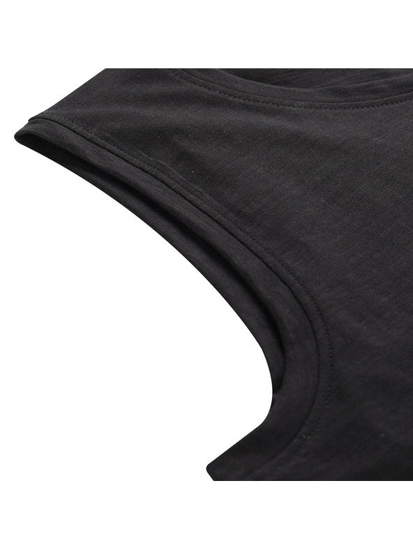 ALPINE PRO Férfi pamut ujjatlan póló ALPINE PRO QUARET 2 fekete varianta pa