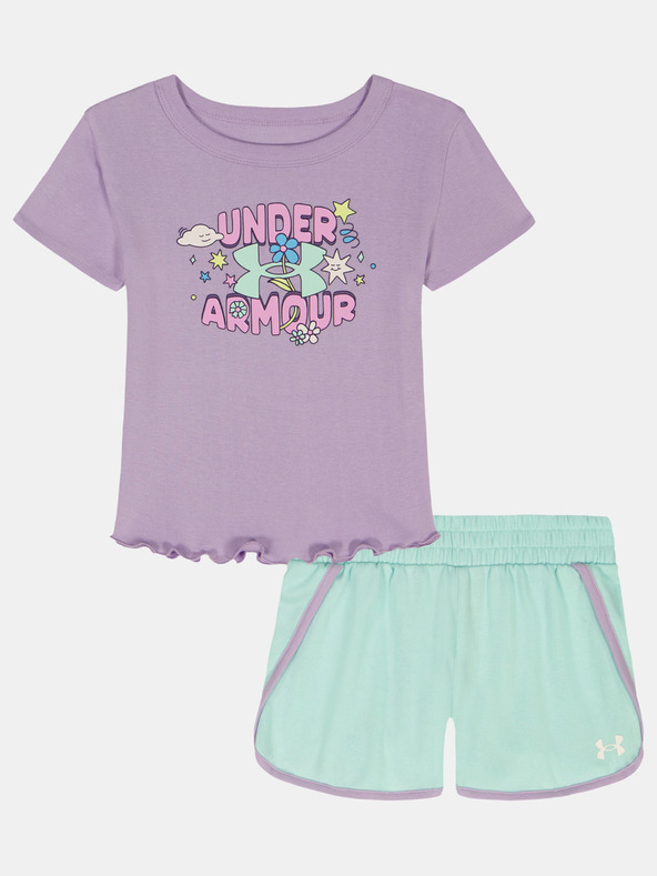 Under Armour Lány szett Under Armour UA BABY TEE KNIT SHORT SET