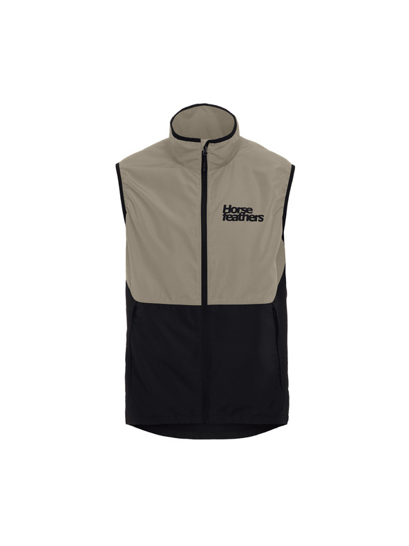 Horsefeathers Kerékpáros mellény Hill - taupe/fekete