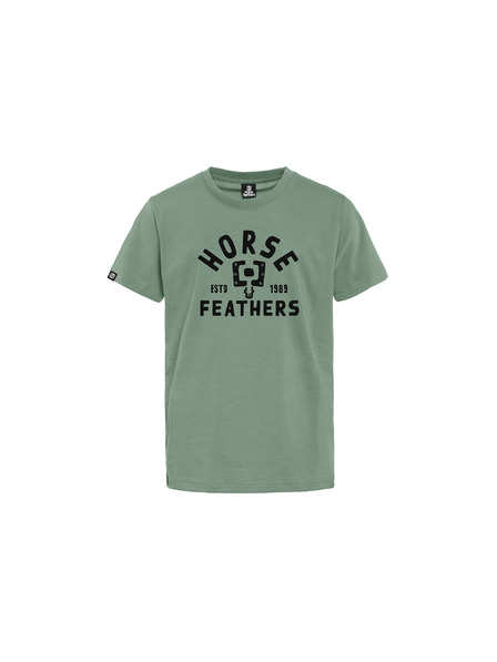 Horsefeathers Gyermek póló Pedal - iceberg green