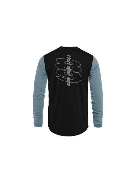 Horsefeathers Bike póló Fury LS - black/citadel