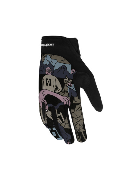 Horsefeathers Digger kerékpáros kesztyű - doodle