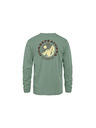 Horsefeathers Altitude LS póló - iceberg green