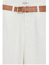 Moodo Széles szárú farmernadrág fehér Moodo