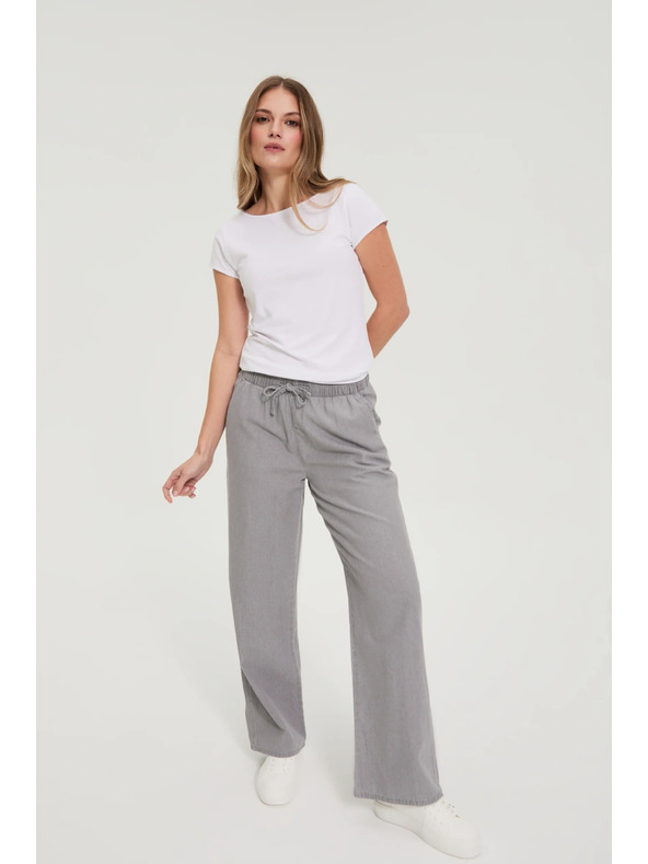 Moodo Szürke bő szárú farmer Moodo