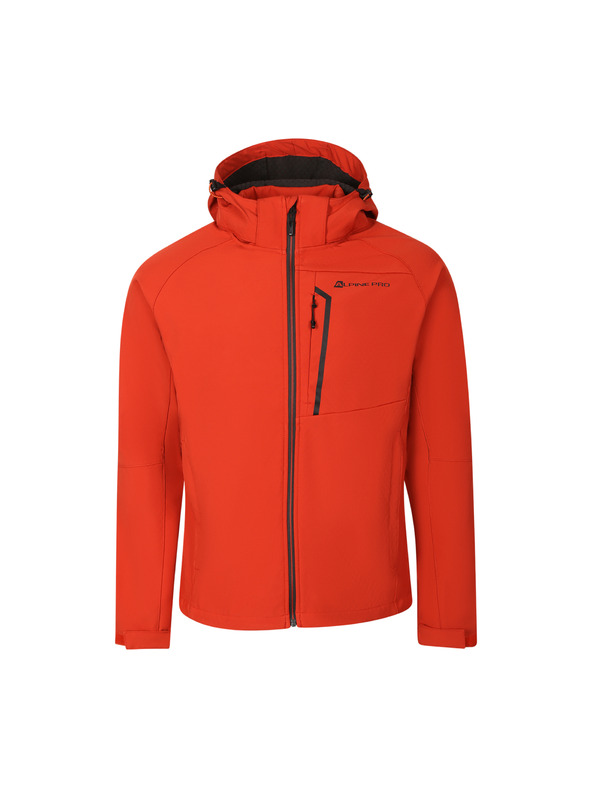ALPINE PRO Férfi softshell dzseki membránnal ALPINE PRO HOOR red clay