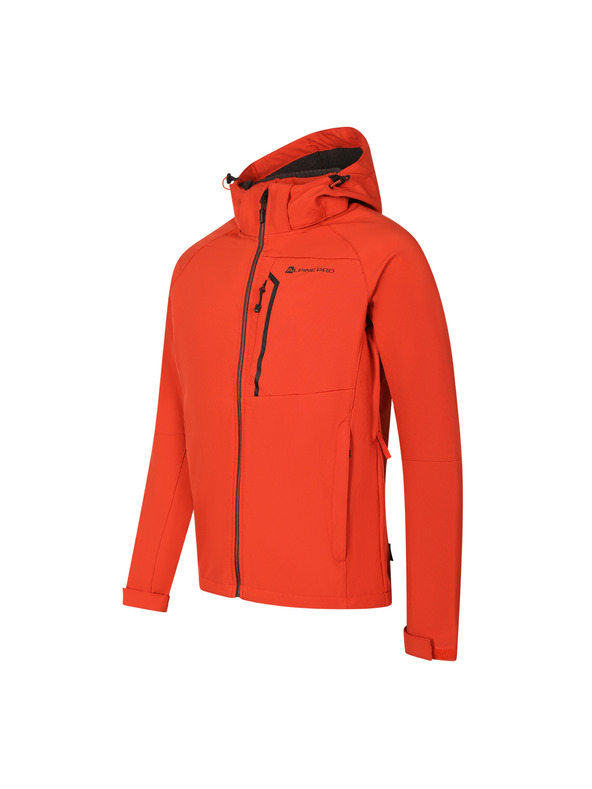 ALPINE PRO Férfi softshell dzseki membránnal ALPINE PRO HOOR red clay