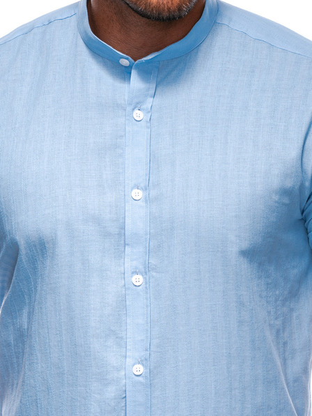 Edoti Férfi rövid ujjú ing 690K - kék MÁSIK