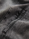 Ombre Clothing Férfi farmer bomberdzseki kőmosás hatású - szürke V1 OM-JADJ-0163 Ombre Clothing
